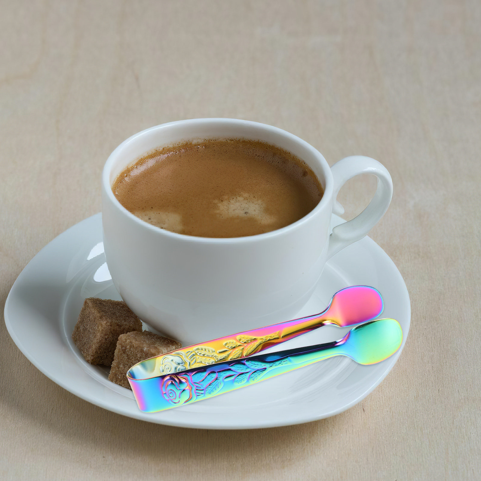 Coffee Tea Sugar - Набор из 5 мини-щипцов из нержавеющей