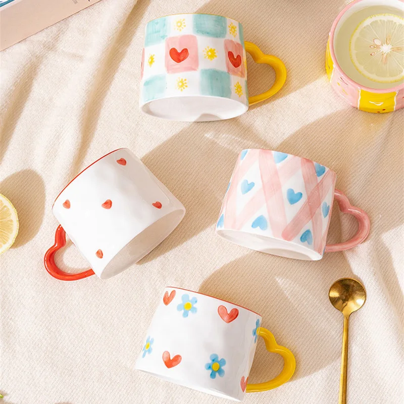 Coffee Tea Love - Керамическая кружка, креативная Милая кофейная чашка