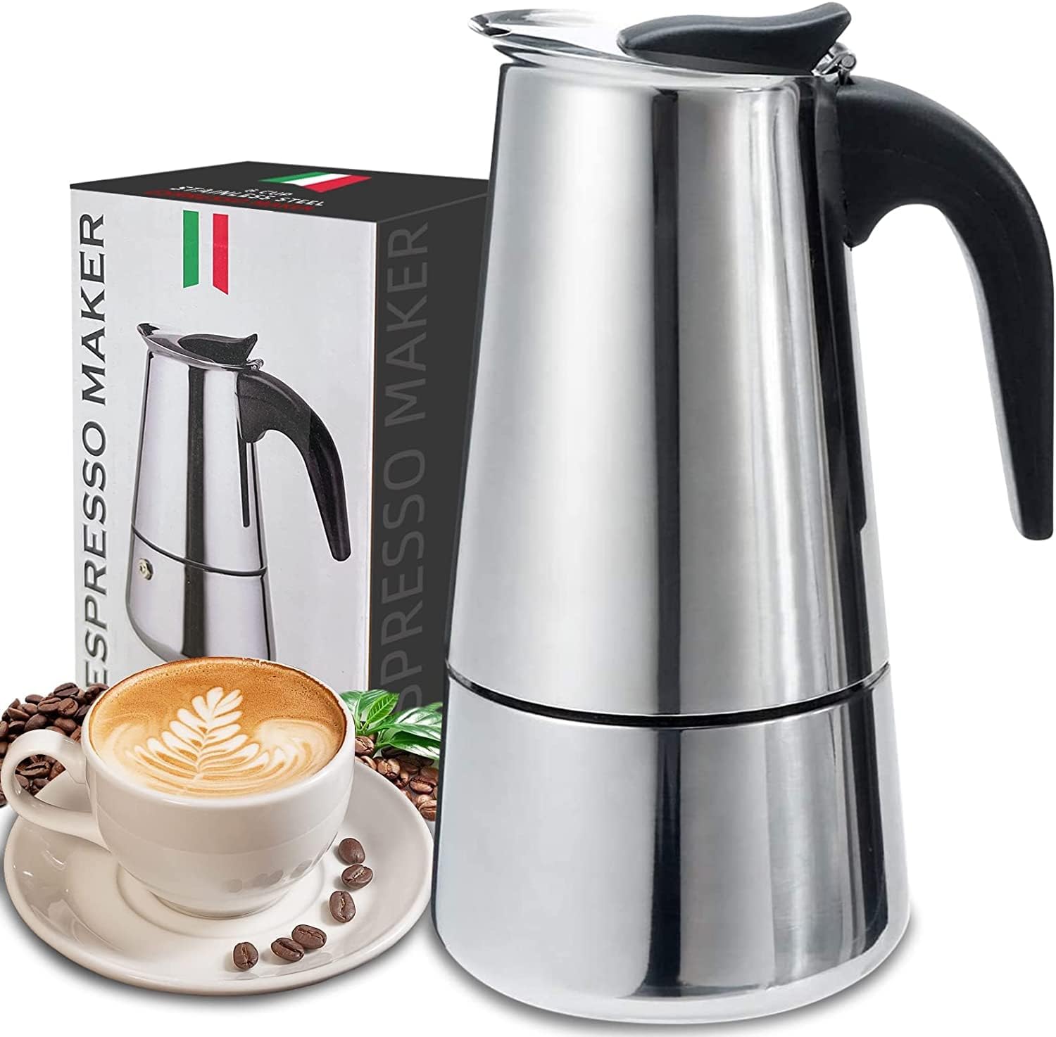 Coffee Tea Espresso - 4/6/9 чашек Moka Pot Caffe Machine