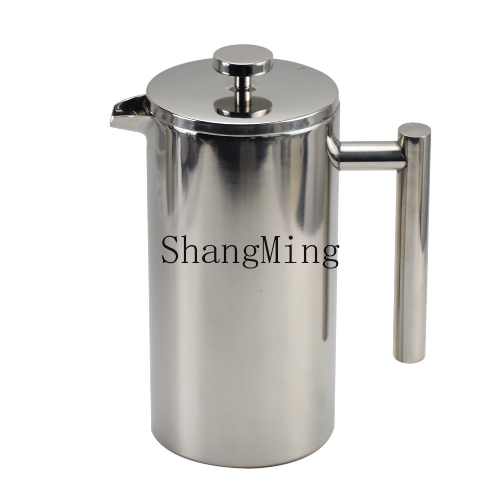 French Press Coffee & Tea - Кофейник-френч-пресс из нержавеющей стали DSA, фильтр