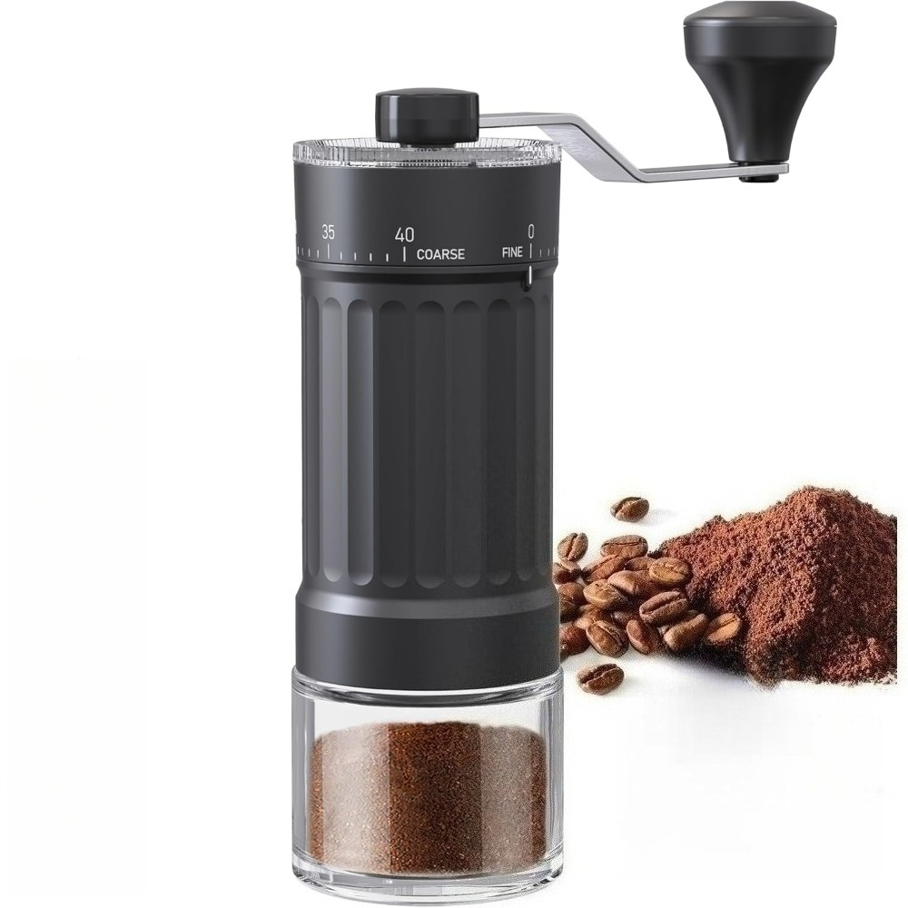 French Press Coffee & Tea - Ручная кофемолка с 40 внешними регулировками,