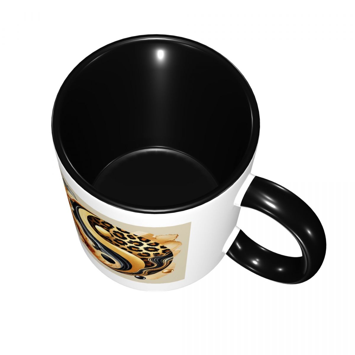 Керамическая кружка «Леопард И – обзор и цена Coffee Tea Yin Yang