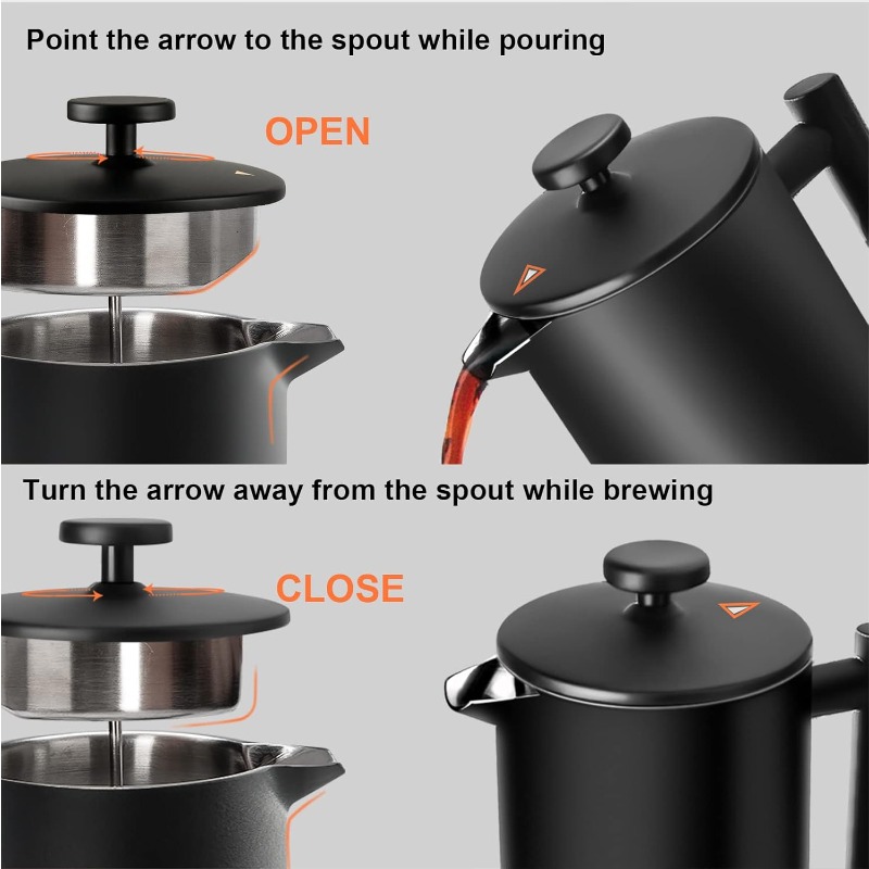 Кофеварка-френч-пресс 34 унции – обзор и цена French Press Coffee & Tea