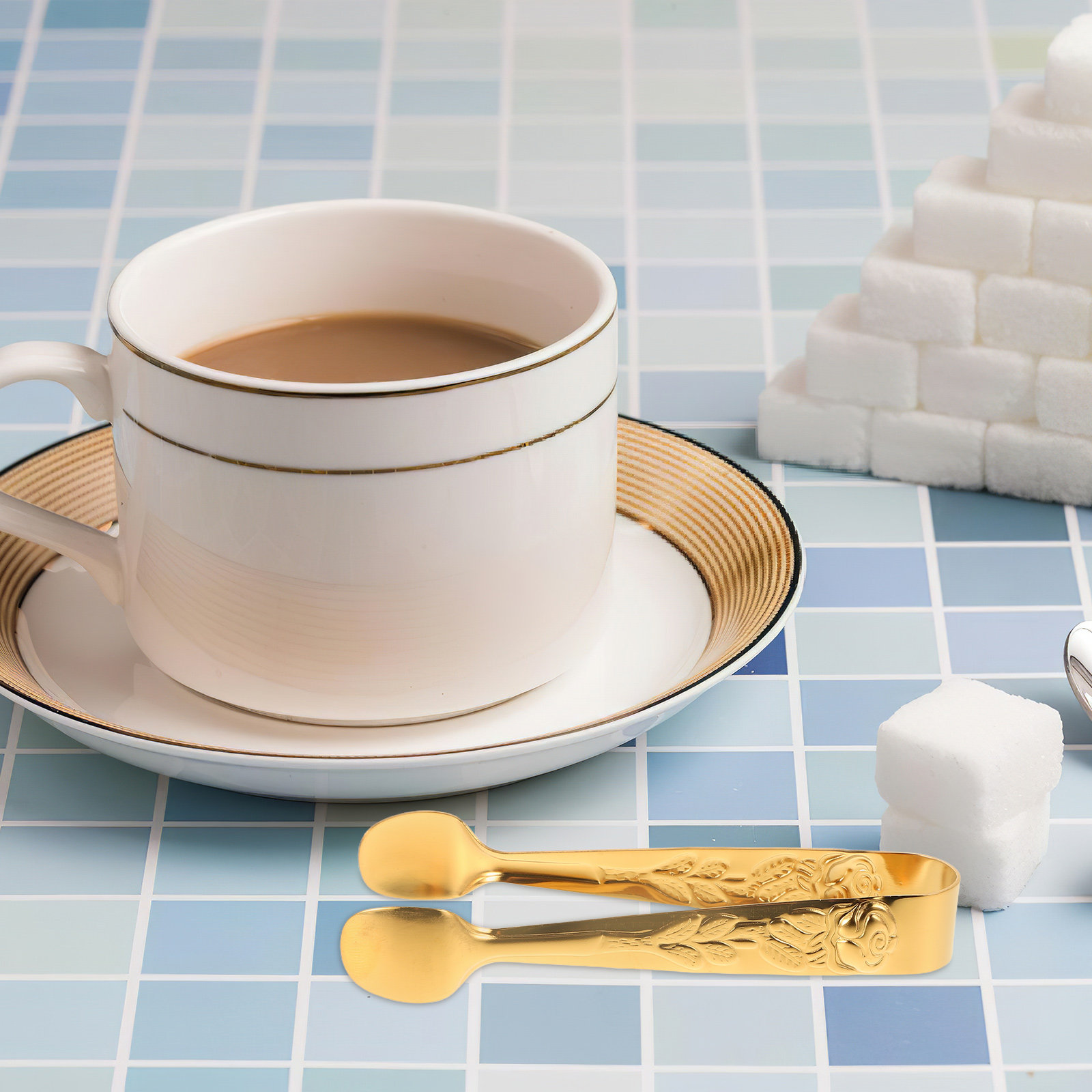 Набор из 5 мини-щипцов из нерж – обзор и цена Coffee Tea Sugar