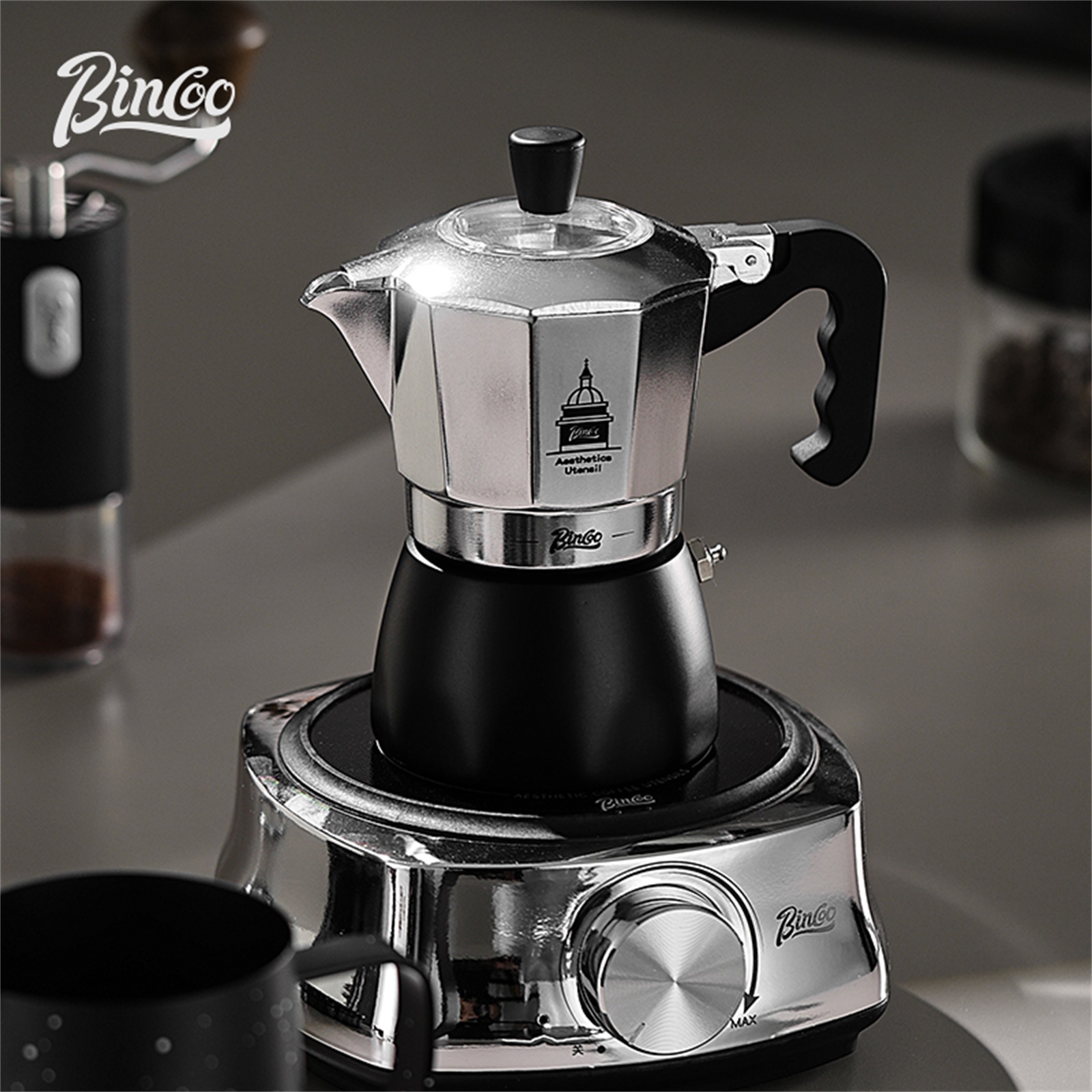 Мока-горшок BINCOO с двойным к – обзор и цена Coffee Tea Espresso