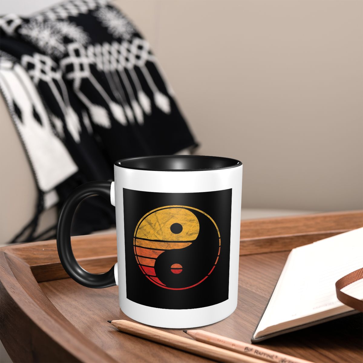 Юмор Винтаж Инь Ян 80-х годов  – обзор и цена Coffee Tea Yin Yang