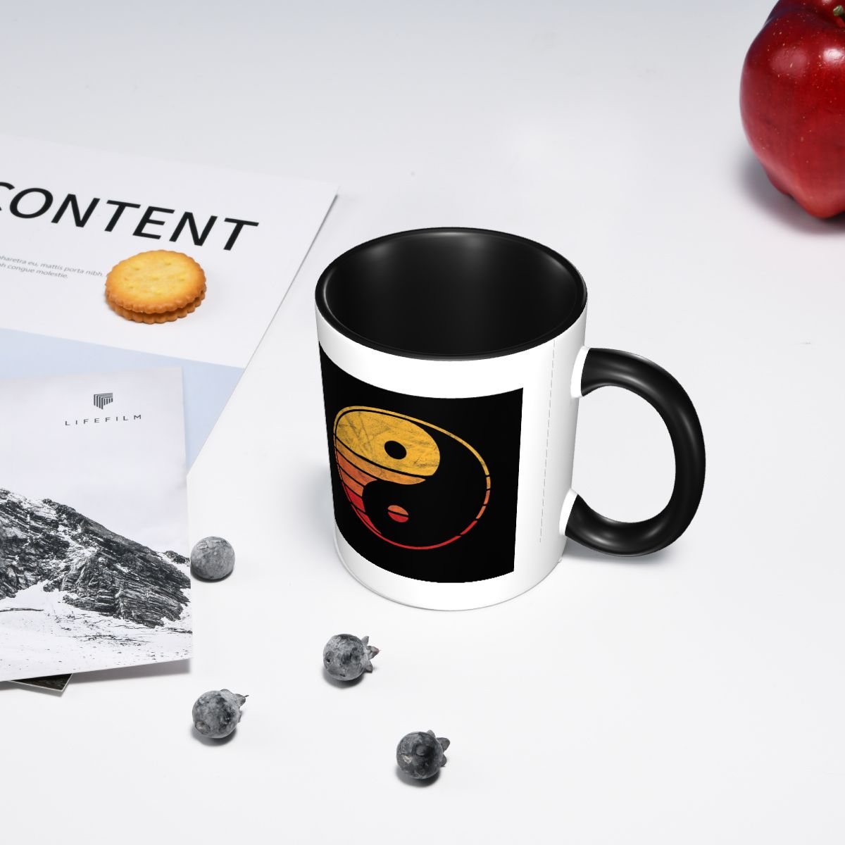 Юмор Винтаж Инь Ян 80-х годов  – обзор и цена Coffee Tea Yin Yang