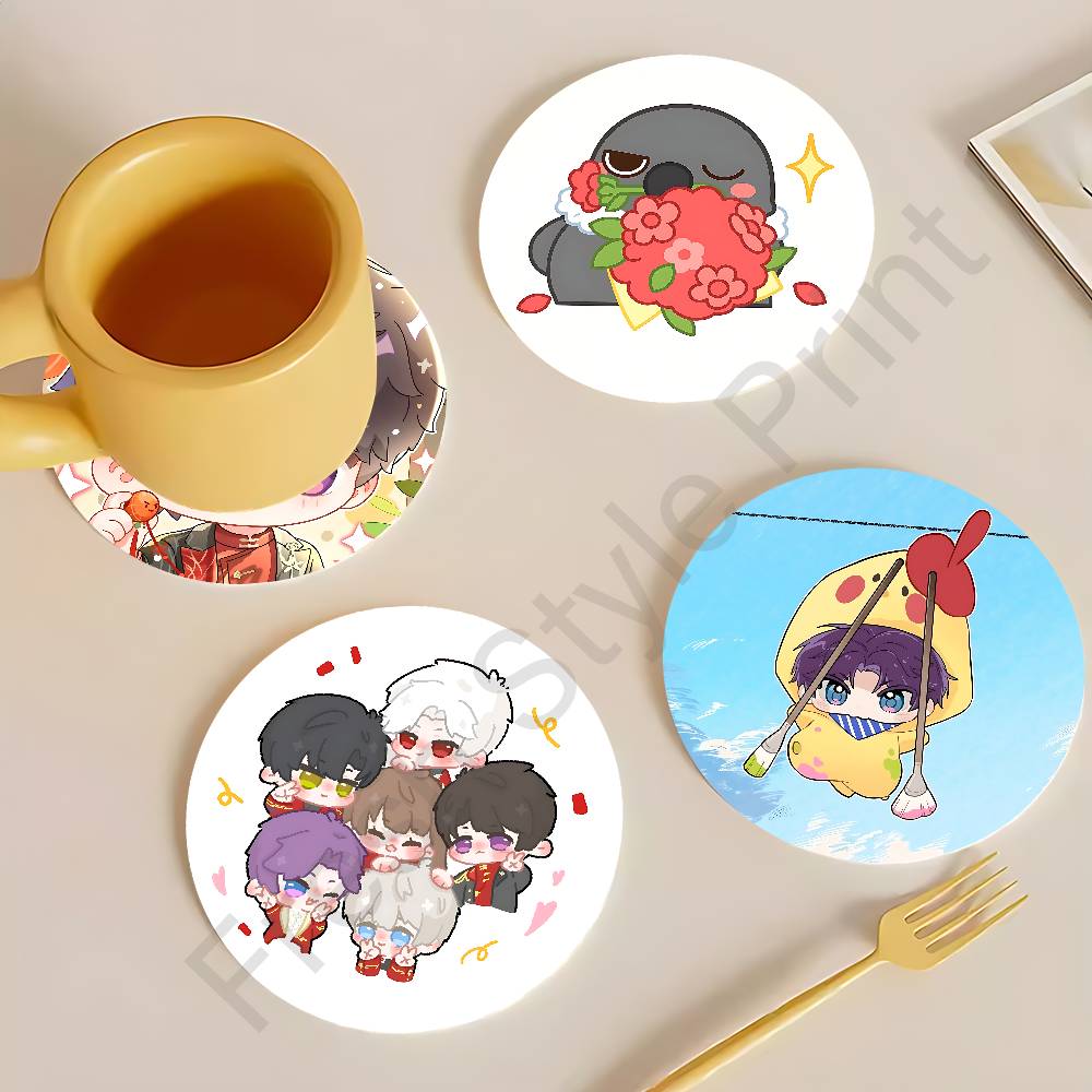 Круглые деревянные подставки C – обзор и цена Coffee Tea Love