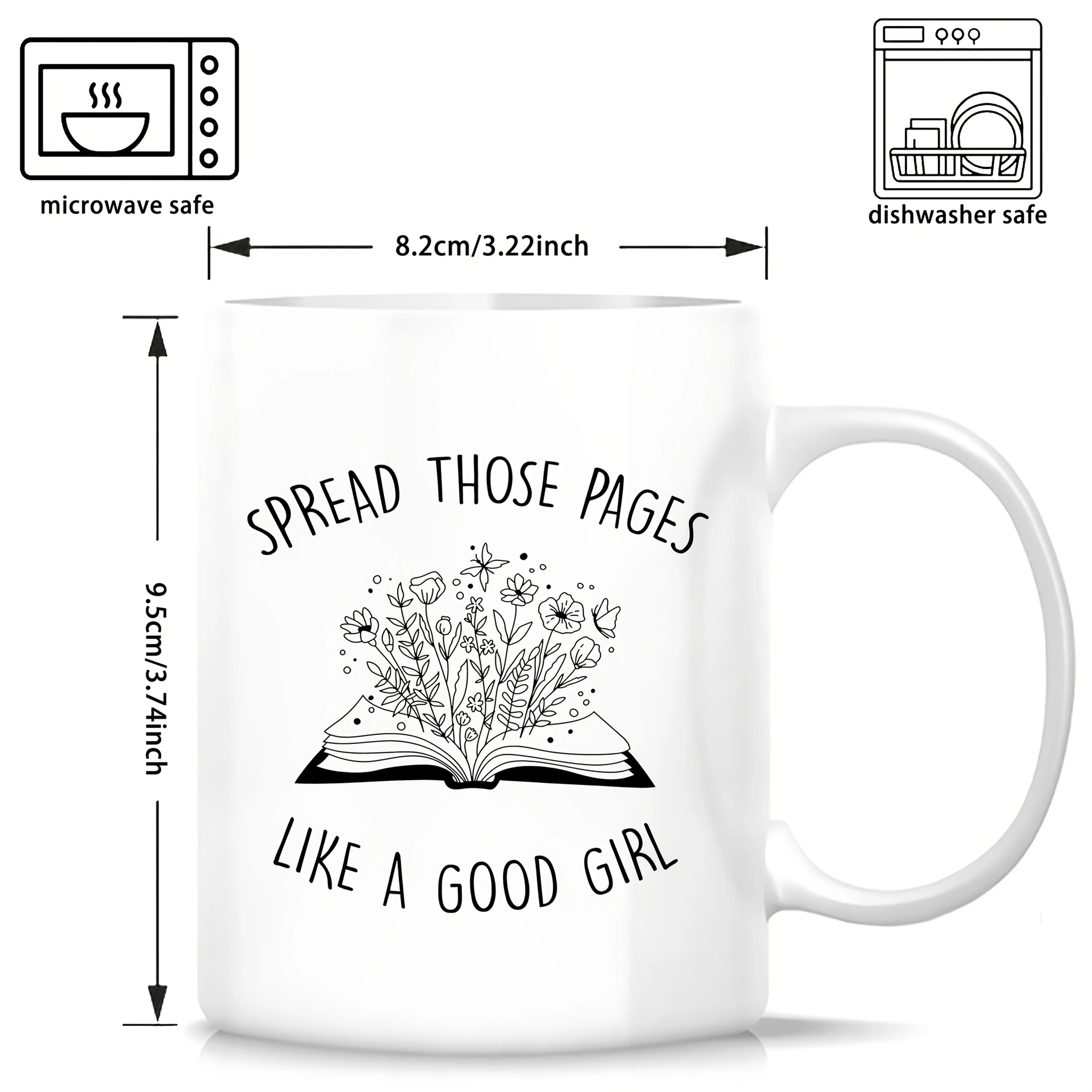Забавная кружка для книголюбов – обзор и цена Good Coffee Tea
