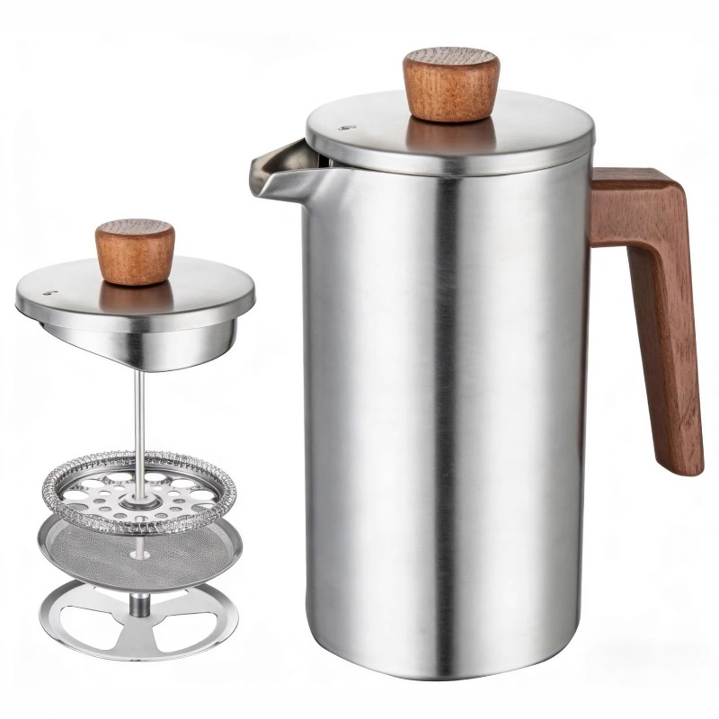 Кофейник-френч-пресс JUSTINLAU – обзор и цена French Press Coffee & Tea