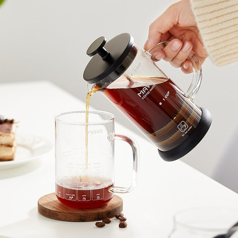 Кофеварка-френч-пресс MAVO с д – обзор и цена French Press Coffee & Tea