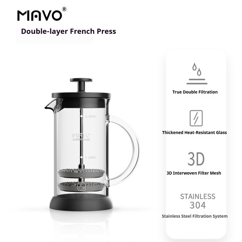 Кофеварка-френч-пресс MAVO с д – обзор и цена French Press Coffee & Tea